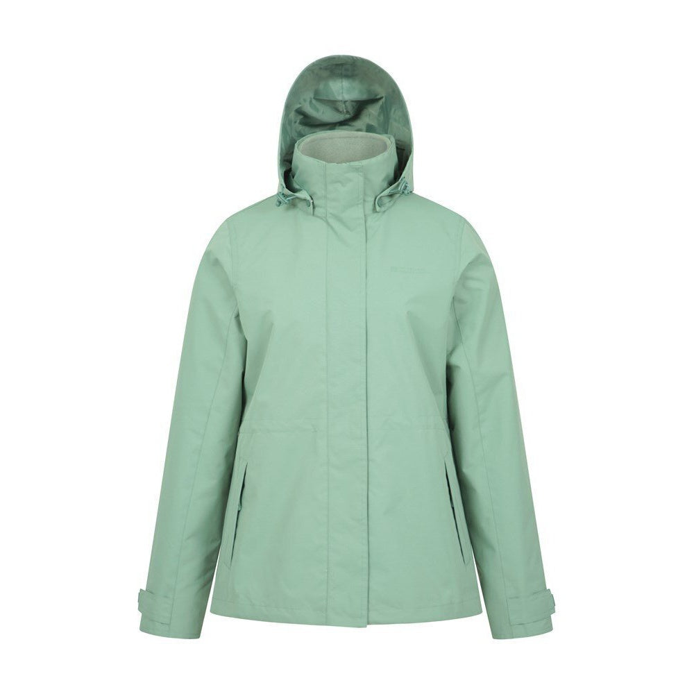 Light Khaki - Front - Mountain Warehouse Womens-Ladies Fell 3 in 1 Water Resistant Jacket