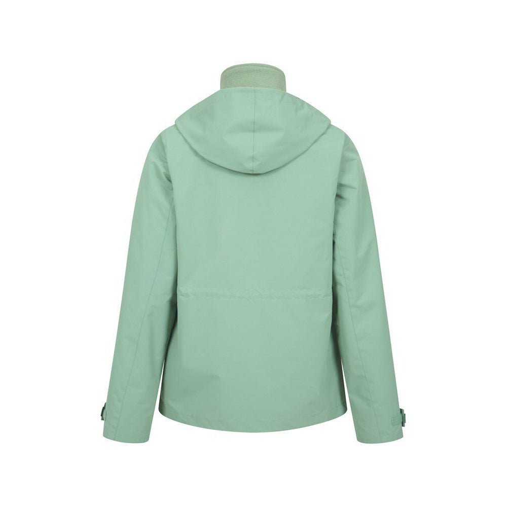 Light Khaki - Back - Mountain Warehouse Womens-Ladies Fell 3 in 1 Water Resistant Jacket