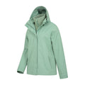 Light Khaki - Side - Mountain Warehouse Womens-Ladies Fell 3 in 1 Water Resistant Jacket