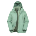 Light Khaki - Close up - Mountain Warehouse Womens-Ladies Fell 3 in 1 Water Resistant Jacket