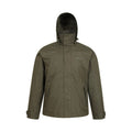 Khaki - Front - Mountain Warehouse Mens Fell 3 in 1 Water Resistant Jacket