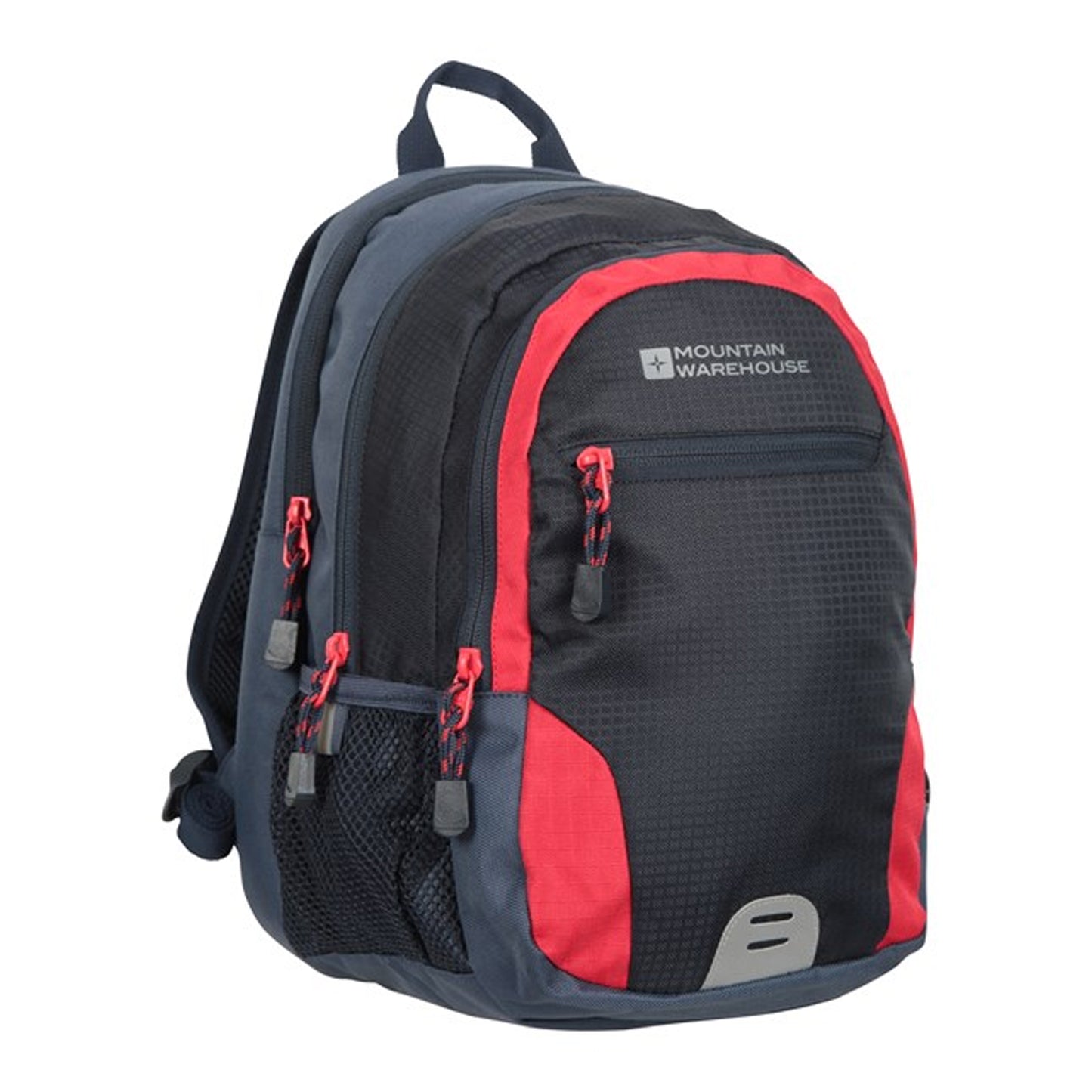 Navy-Red - Back - Mountain Warehouse Quest 12L Backpack