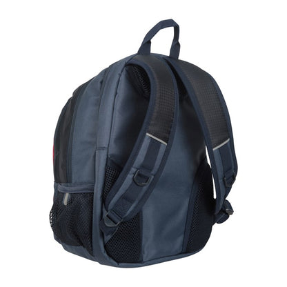 Navy-Red - Side - Mountain Warehouse Quest 12L Backpack
