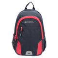 Navy-Red - Front - Mountain Warehouse Quest 12L Backpack