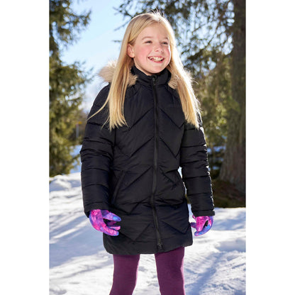 Black - Front - Mountain Warehouse Childrens-Kids Galaxy Water Resistant Padded Jacket
