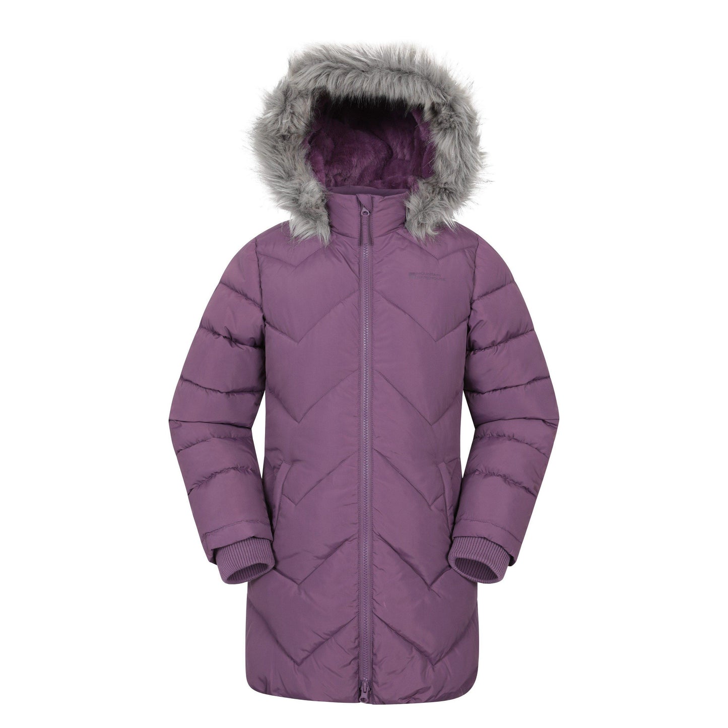 Black - Lifestyle - Mountain Warehouse Childrens-Kids Galaxy Water Resistant Padded Jacket