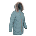 Teal - Lifestyle - Mountain Warehouse Childrens-Kids Galaxy Water Resistant Padded Jacket