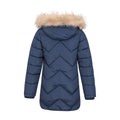 Navy - Back - Mountain Warehouse Childrens-Kids Galaxy Water Resistant Padded Jacket