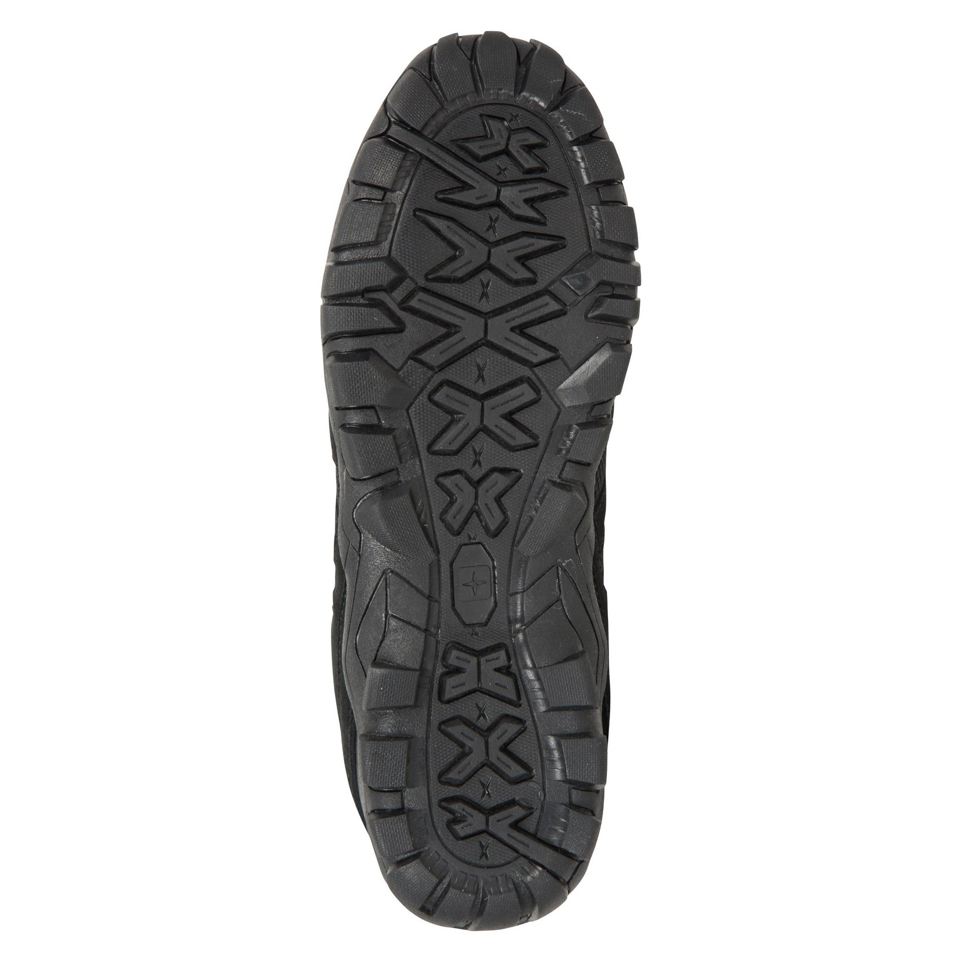 Black - Pack Shot - Mountain Warehouse Womens-Ladies Outdoor II Suede Walking Shoes