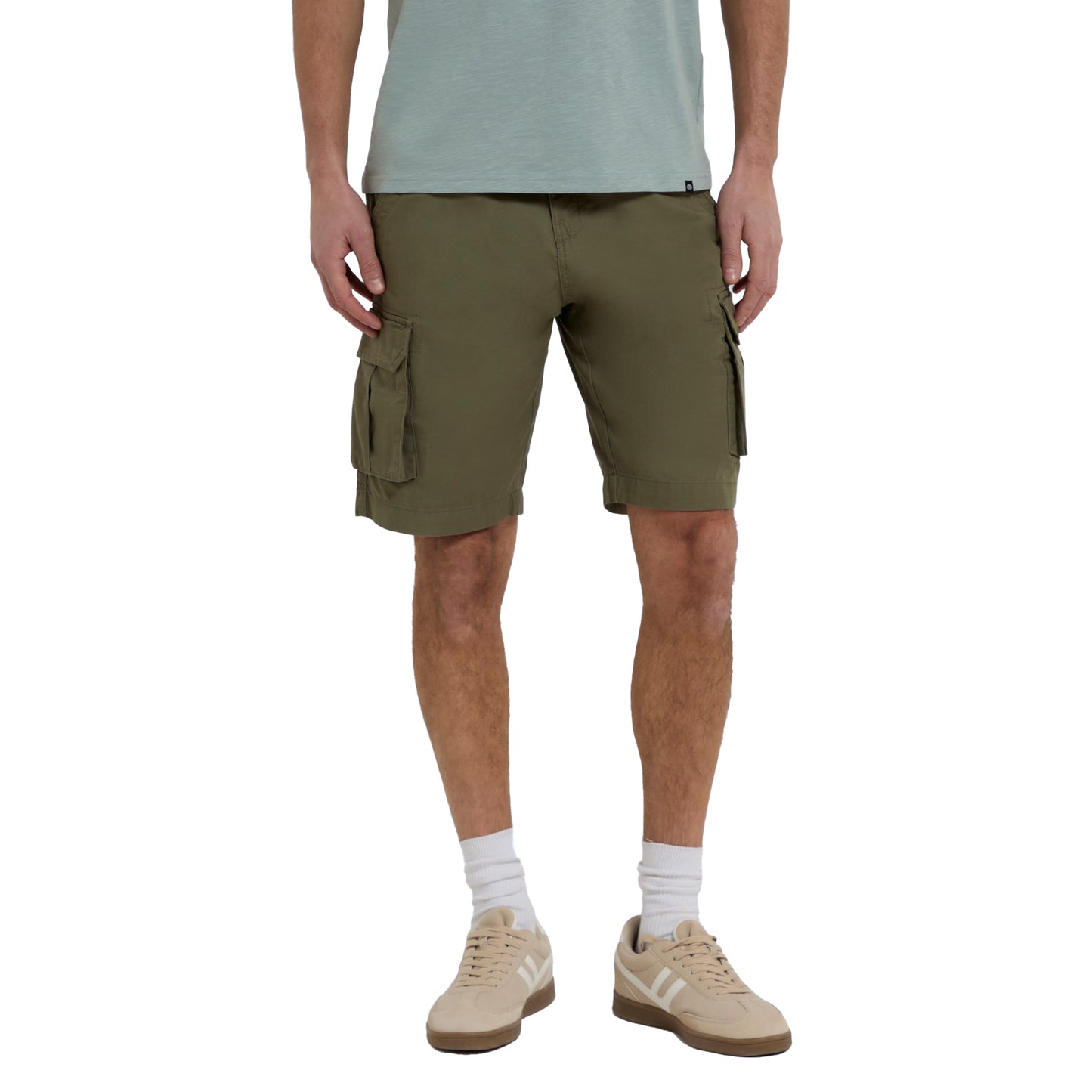 Green - Front - Animal Mens Haze Organic Cargo Shorts