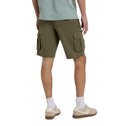 Green - Back - Animal Mens Haze Organic Cargo Shorts
