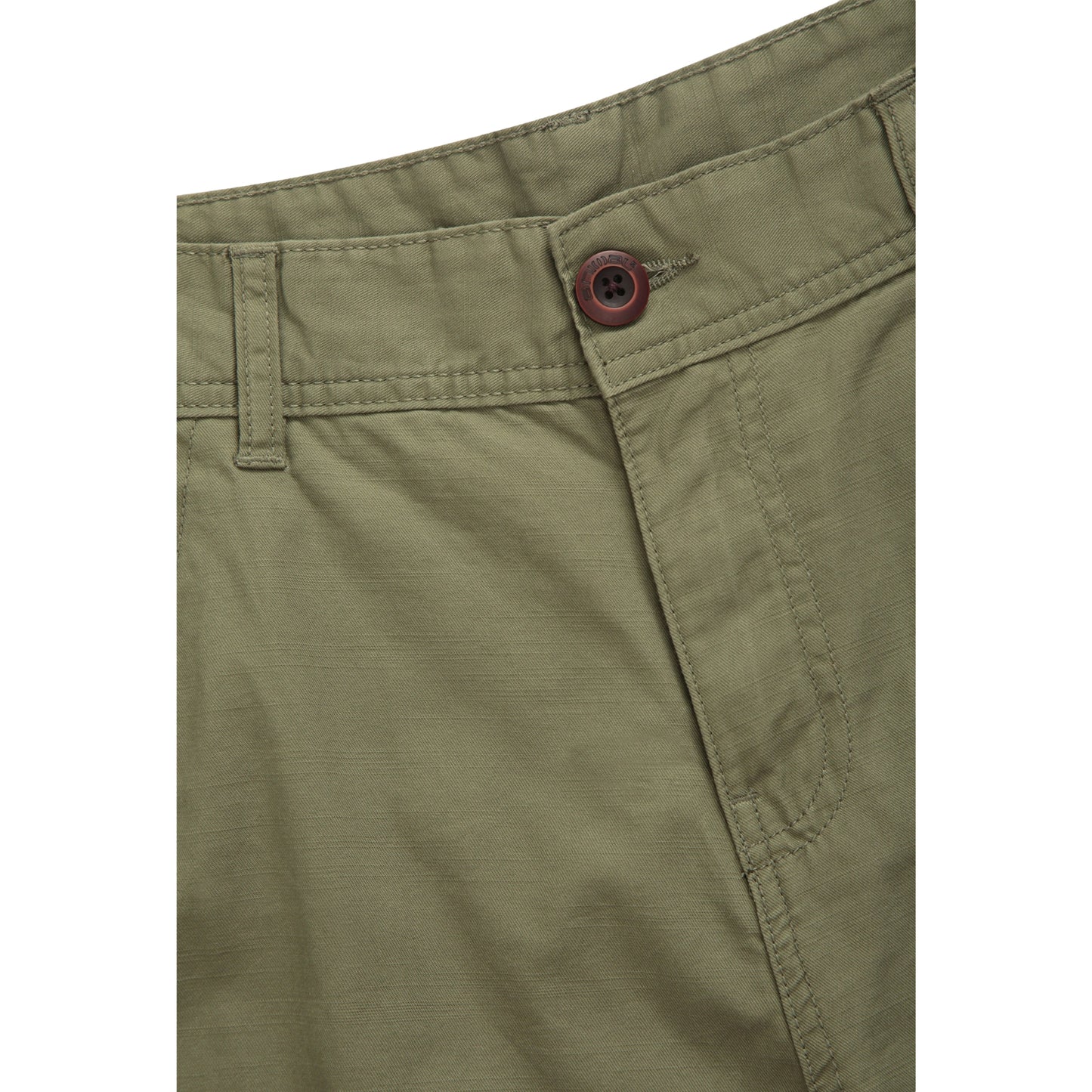 Green - Side - Animal Mens Haze Organic Cargo Shorts