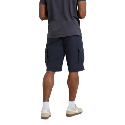 Navy - Back - Animal Mens Haze Organic Cargo Shorts