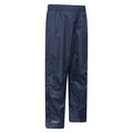 Navy - Lifestyle - Mountain Warehouse Childrens-Kids Spray II Waterproof Over Trousers