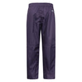 Purple - Back - Mountain Warehouse Childrens-Kids Spray II Waterproof Over Trousers