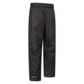 Black - Lifestyle - Mountain Warehouse Childrens-Kids Spray II Waterproof Over Trousers