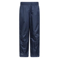 Navy - Front - Mountain Warehouse Childrens-Kids Spray II Waterproof Over Trousers
