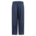 Navy - Back - Mountain Warehouse Childrens-Kids Spray II Waterproof Over Trousers