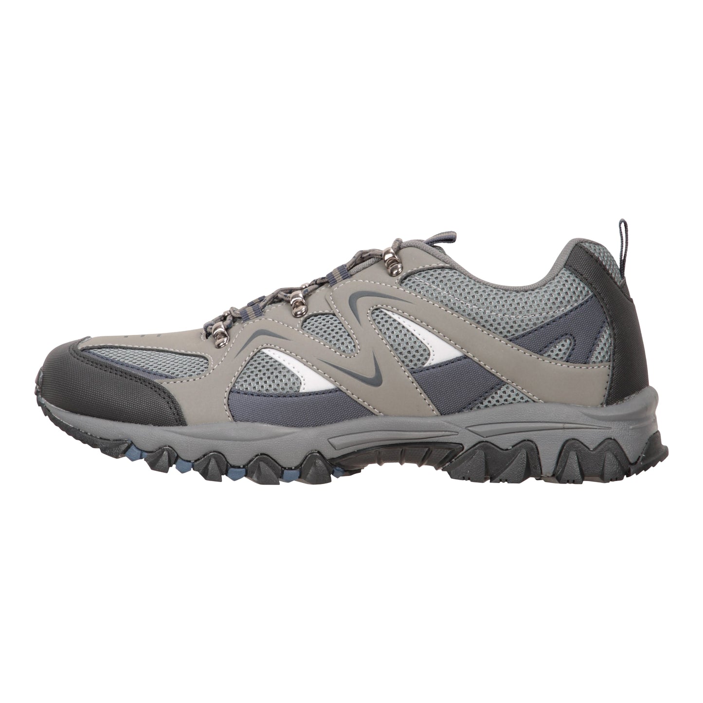 Dark Blue - Side - Mountain Warehouse Mens Jungle Walking Shoes