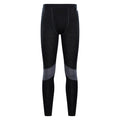 Black - Front - Mountain Warehouse Mens Ultra Merino Wool Thermal Bottoms