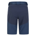 Navy - Close up - Mountain Warehouse Mens Forest Convertible Hiking Trousers