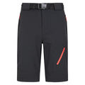 Black - Pack Shot - Mountain Warehouse Mens Forest Convertible Hiking Trousers