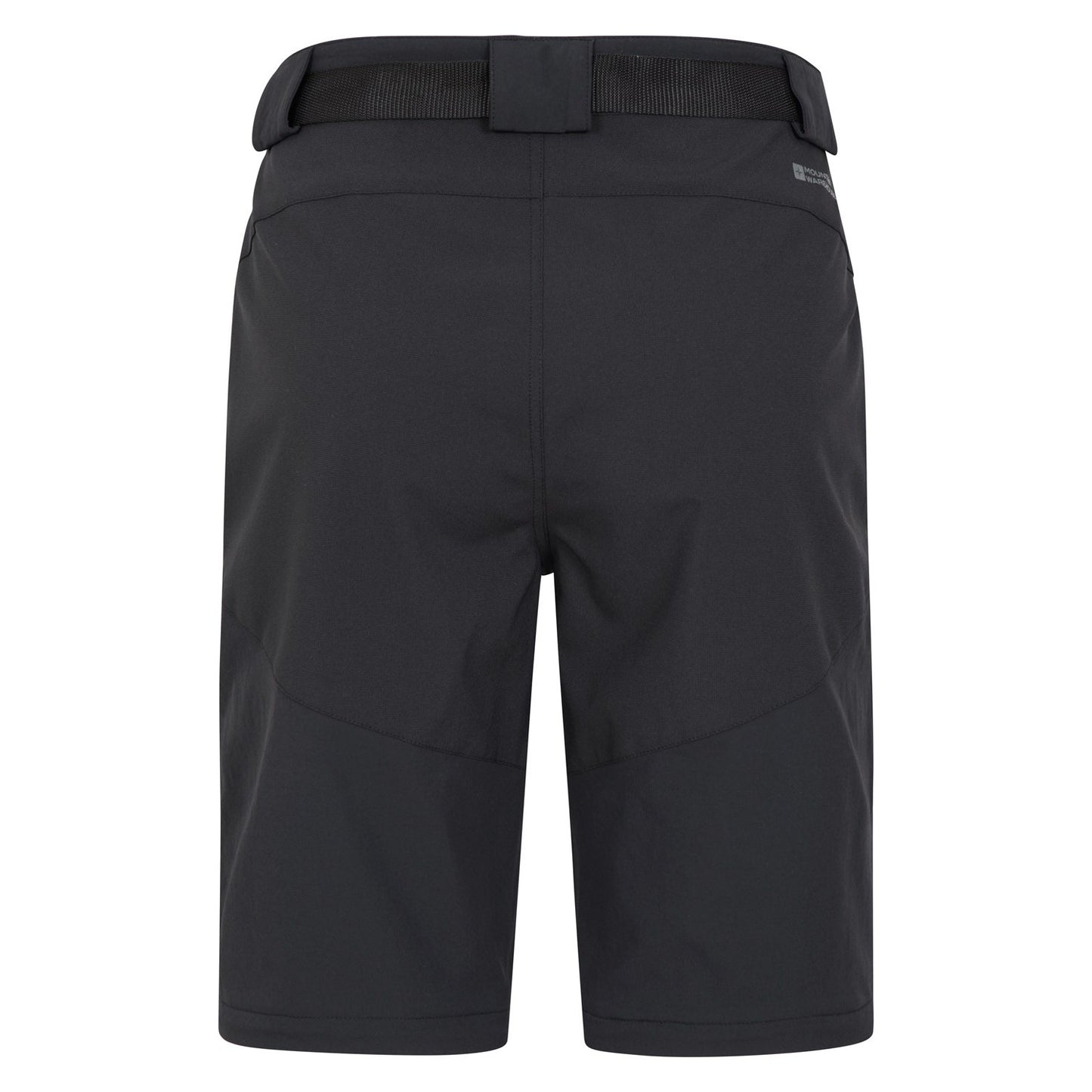Black - Close up - Mountain Warehouse Mens Forest Convertible Hiking Trousers