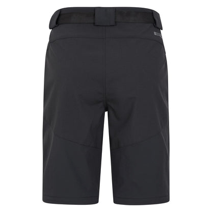Black - Close up - Mountain Warehouse Mens Forest Convertible Hiking Trousers