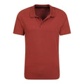 Rust - Lifestyle - Mountain Warehouse Mens Cordyline Textured Polo Shirt