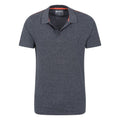Navy - Lifestyle - Mountain Warehouse Mens Cordyline Textured Polo Shirt