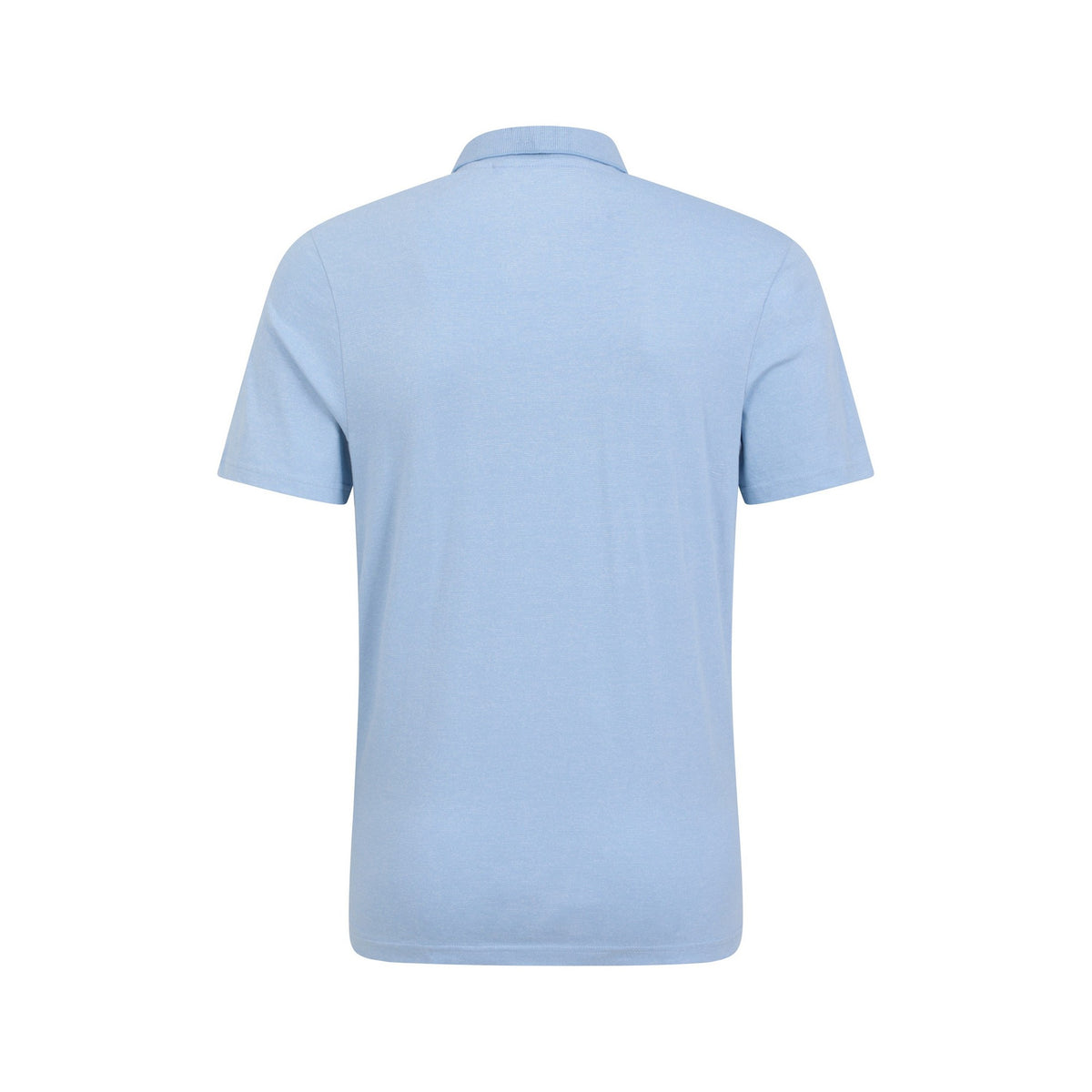 Pale Blue - Back - Mountain Warehouse Mens Cordyline Textured Polo Shirt