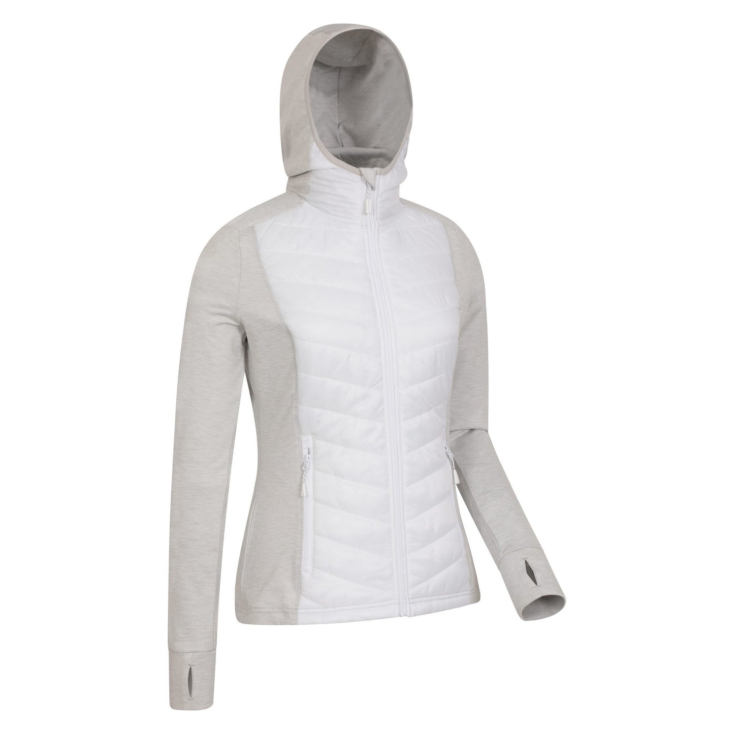 White - Side - Mountain Warehouse Womens-Ladies Action Packed Padded Jacket