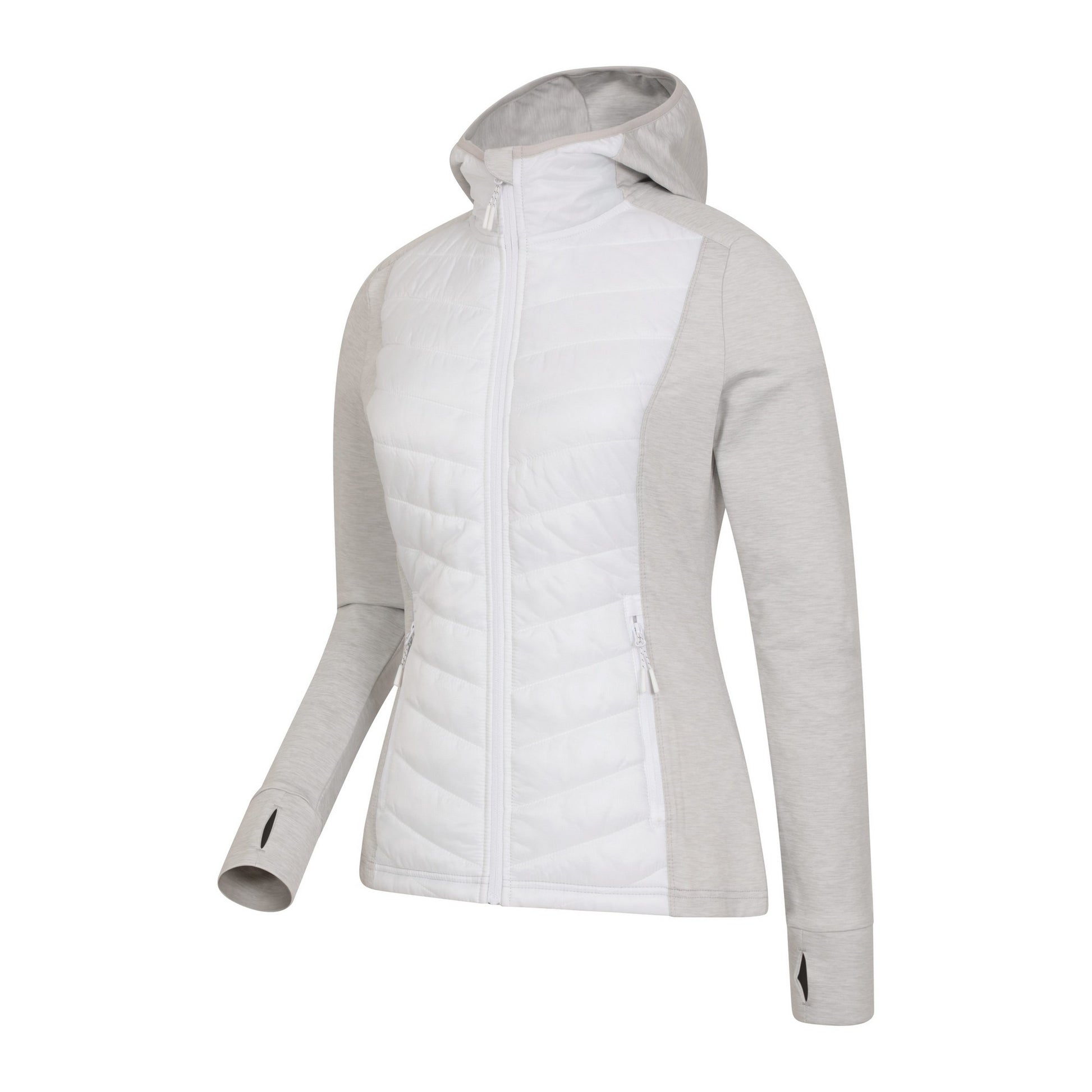 White - Lifestyle - Mountain Warehouse Womens-Ladies Action Packed Padded Jacket