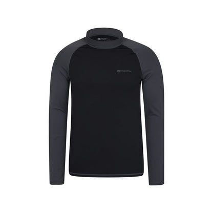 Dark Grey - Front - Mountain Warehouse Mens Long-Sleeved Rash Guard