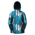 Dark Blue - Front - Mountain Warehouse Womens-Ladies Dawn Watercolour Ski Jacket