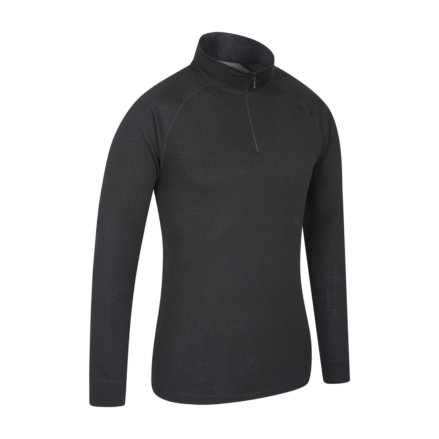 Black - Back - Mountain Warehouse Mens Talus Base Layer Top (Pack of 2)