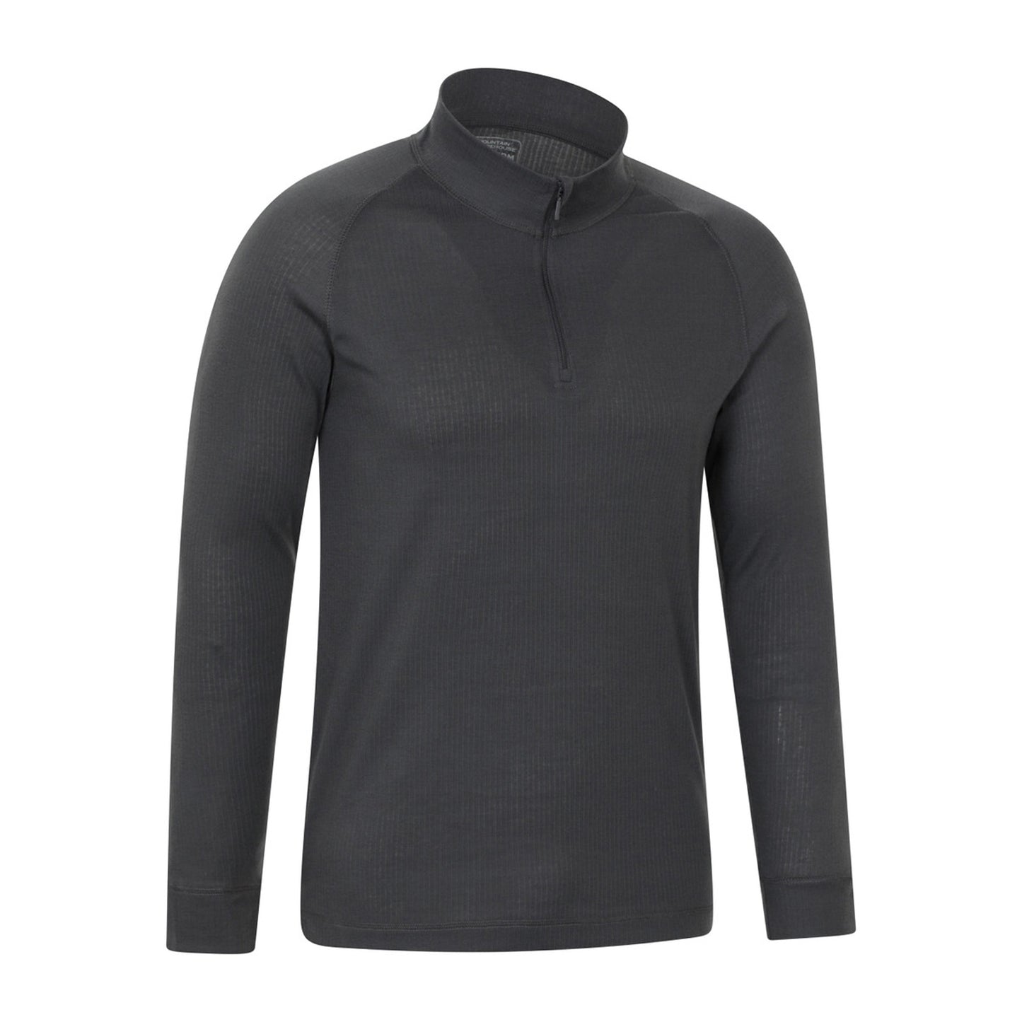 Charcoal - Back - Mountain Warehouse Mens Talus Base Layer Top (Pack of 2)