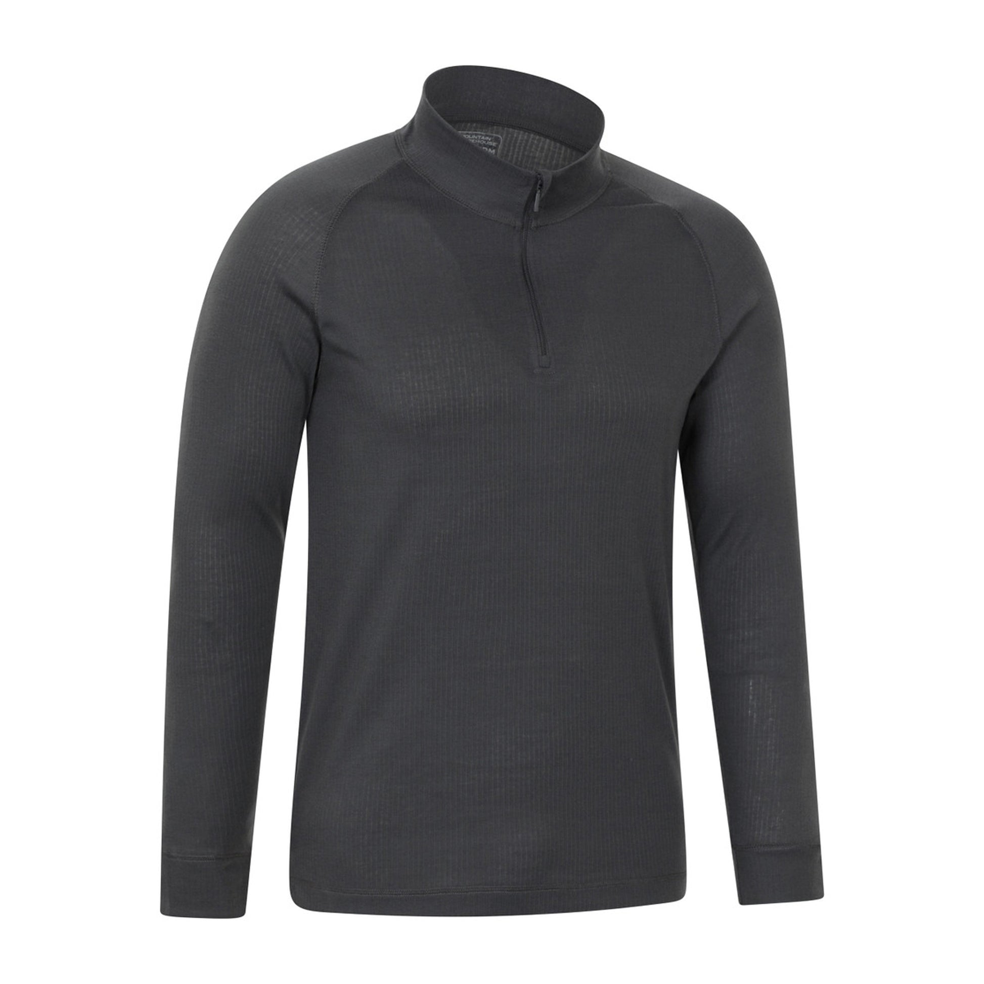 Charcoal - Back - Mountain Warehouse Mens Talus Base Layer Top (Pack of 2)