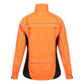 Orange - Back - Mountain Warehouse Womens-Ladies Adrenaline II Iso-Viz Waterproof Jacket
