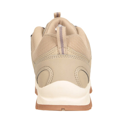 Taupe - Back - Mountain Warehouse Womens-Ladies Path Waterproof Outdoor Walking Shoes