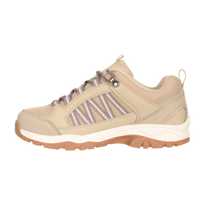 Taupe - Side - Mountain Warehouse Womens-Ladies Path Waterproof Outdoor Walking Shoes