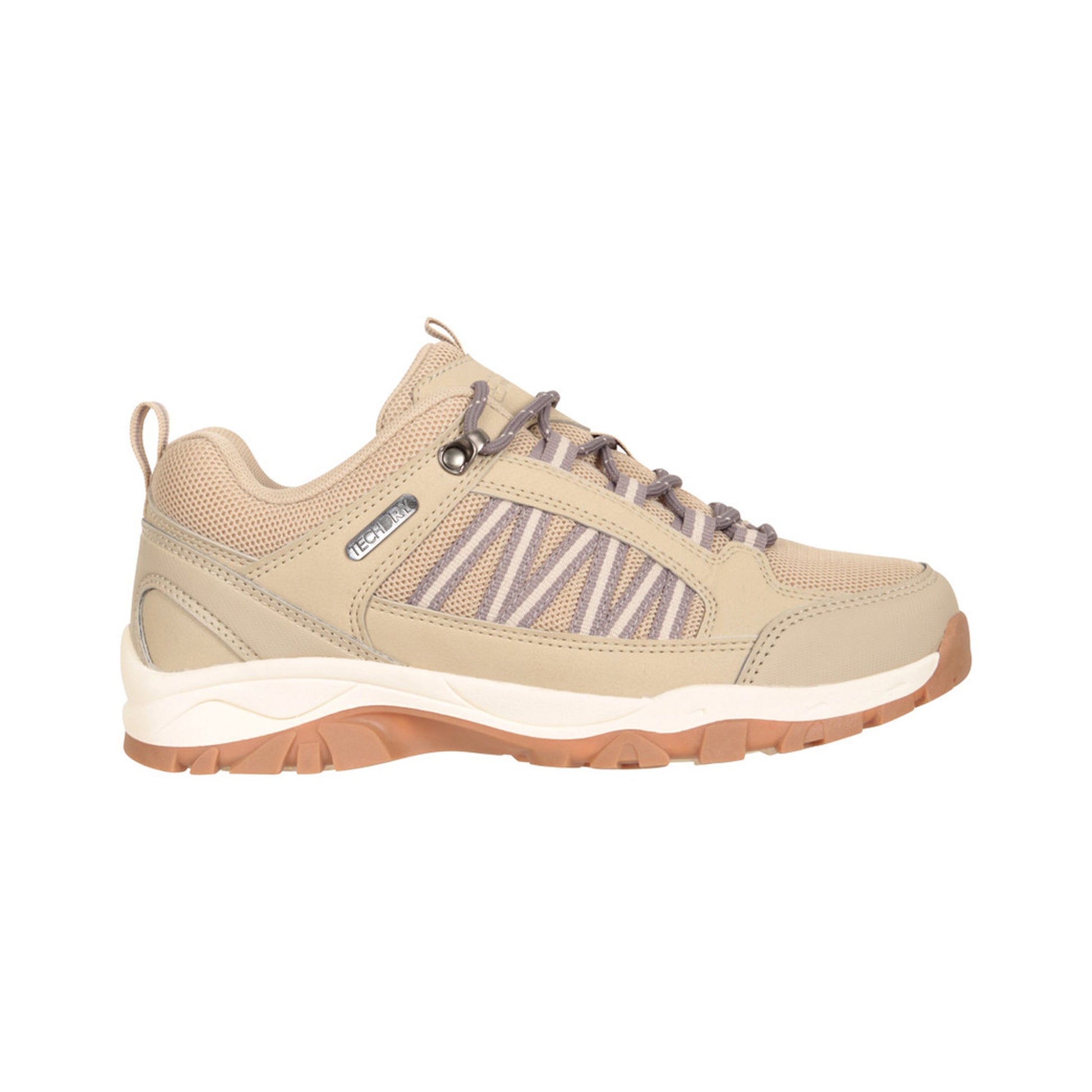 Taupe - Lifestyle - Mountain Warehouse Womens-Ladies Path Waterproof Outdoor Walking Shoes