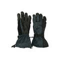 Black - Side - Mountain Warehouse Mens Mountain Ski Gloves