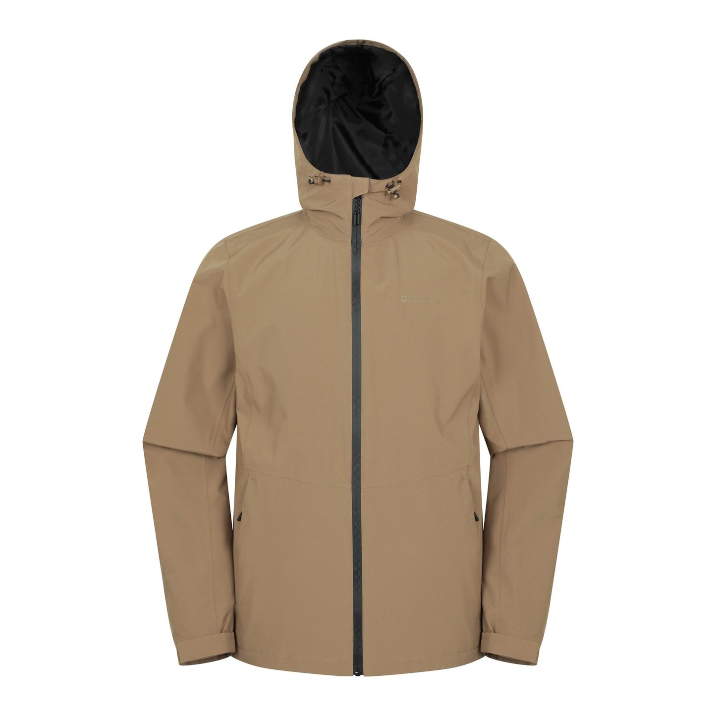 Tan - Front - Mountain Warehouse Mens Covert Waterproof Jacket