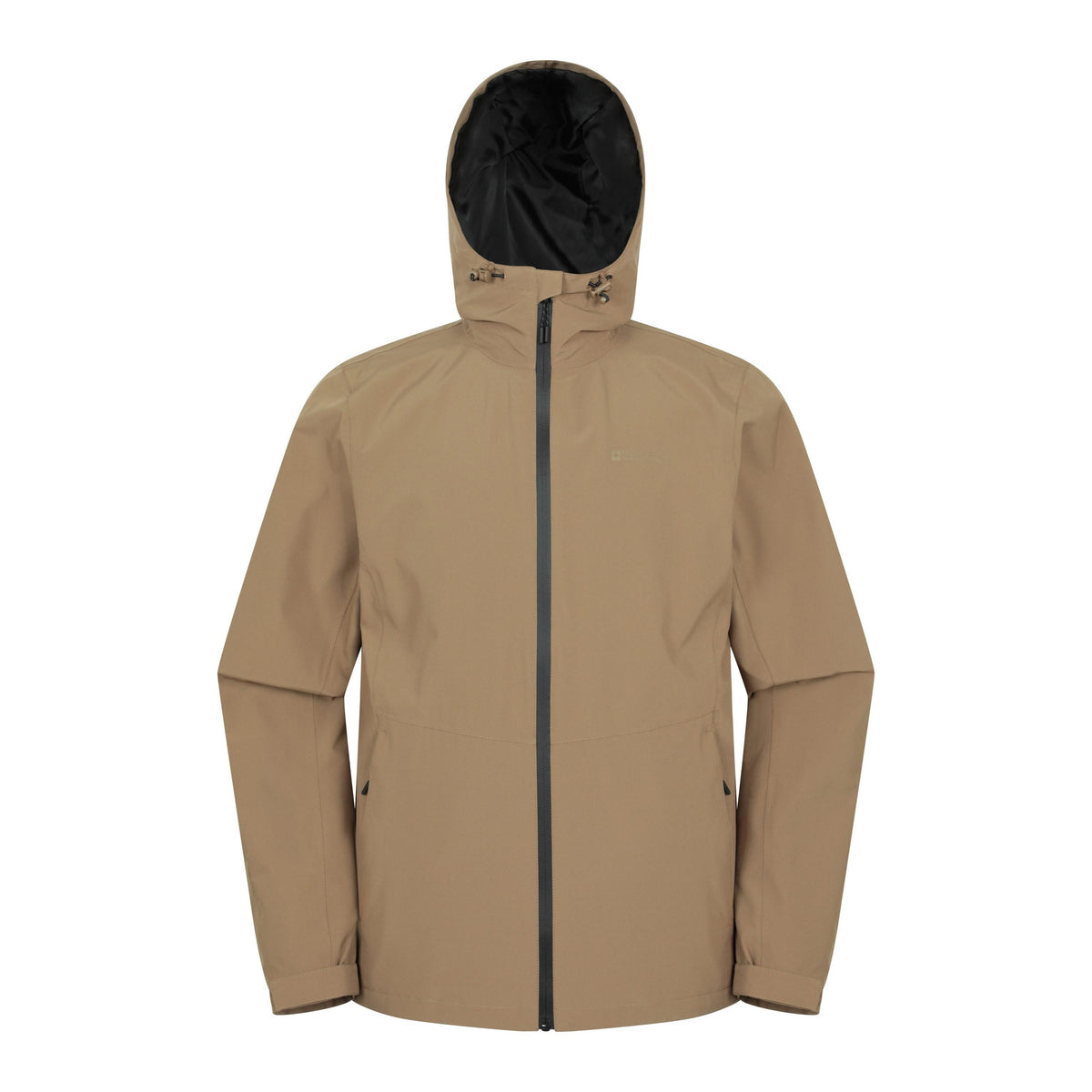 Tan - Front - Mountain Warehouse Mens Covert Waterproof Jacket