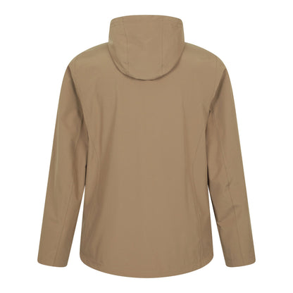 Tan - Back - Mountain Warehouse Mens Covert Waterproof Jacket