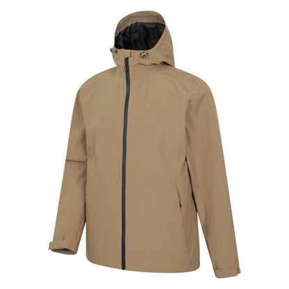 Tan - Side - Mountain Warehouse Mens Covert Waterproof Jacket