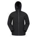 Black - Front - Mountain Warehouse Mens Covert Waterproof Jacket