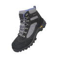 Grey - Front - Mountain Warehouse Womens-Ladies Storm Suede Waterproof Hiking Boots