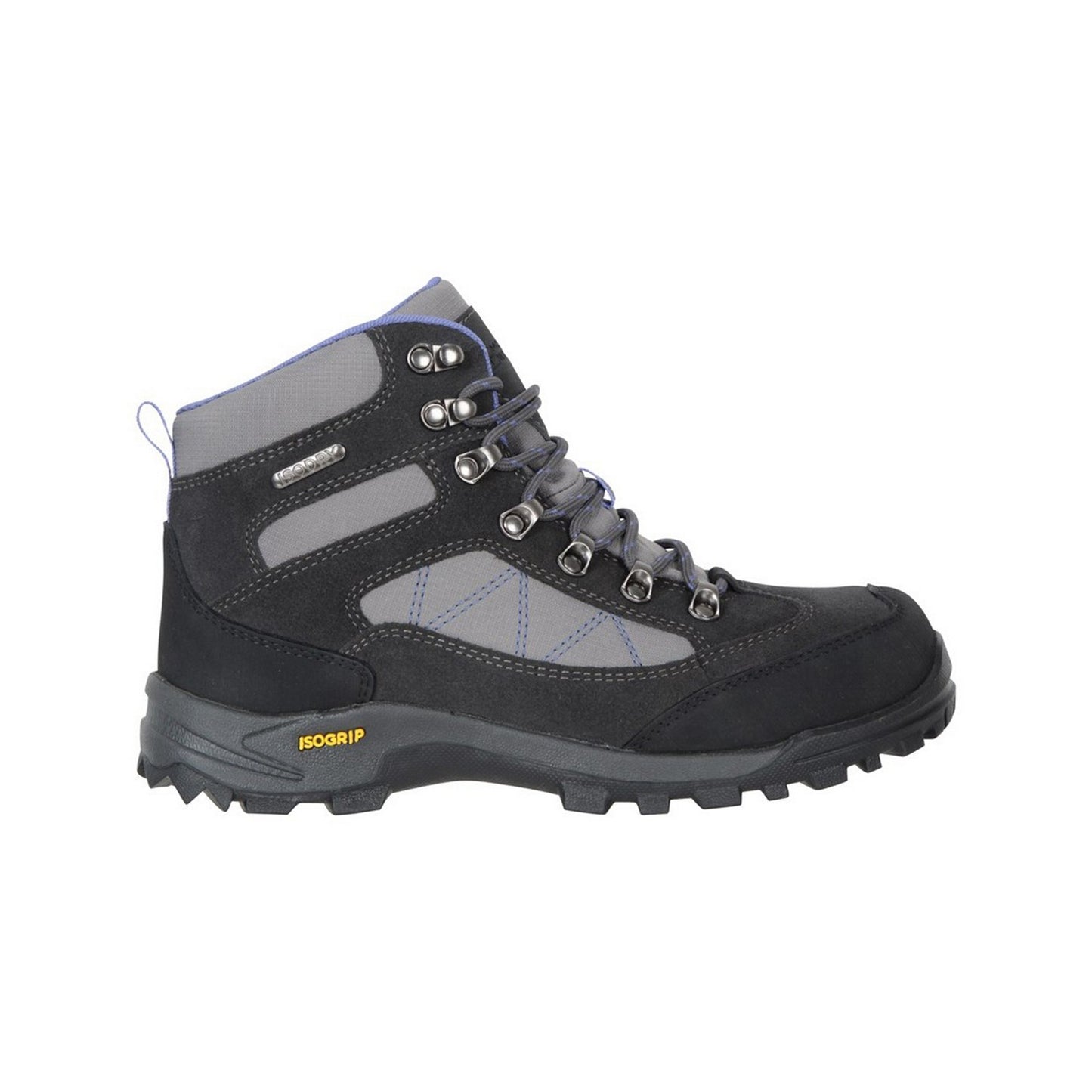 Grey - Close up - Mountain Warehouse Womens-Ladies Storm Suede Waterproof Hiking Boots